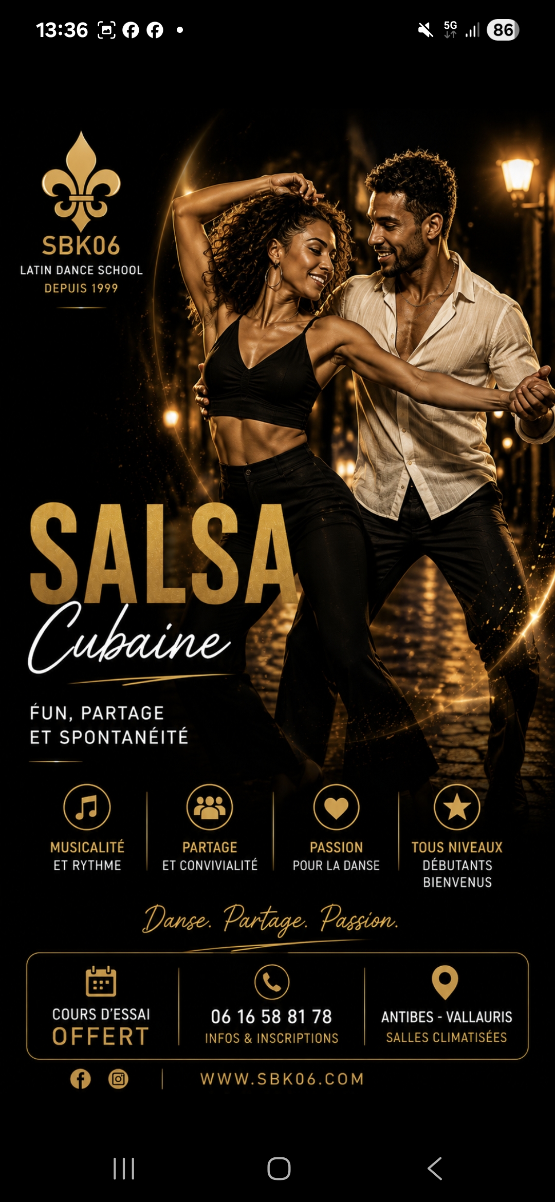 Salsa Cubaine & Portoricaine